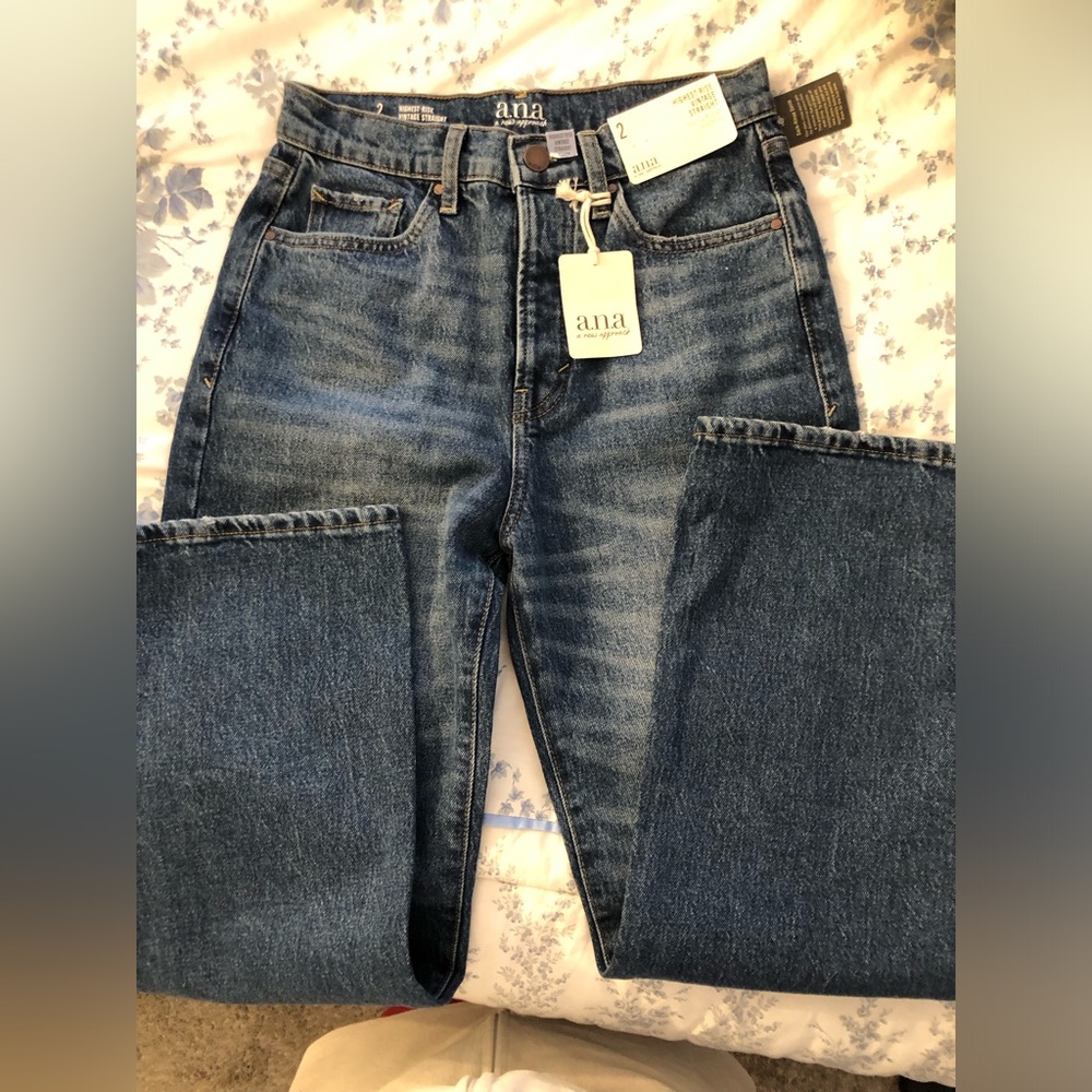 A.N.A Highest Rise Vintage Straight Jeans